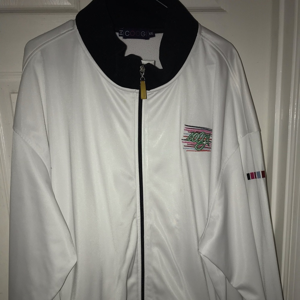 Coogi zip up sweater